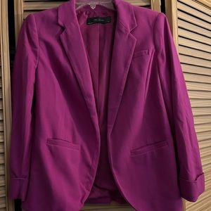 Hot pink blazer by The Limited